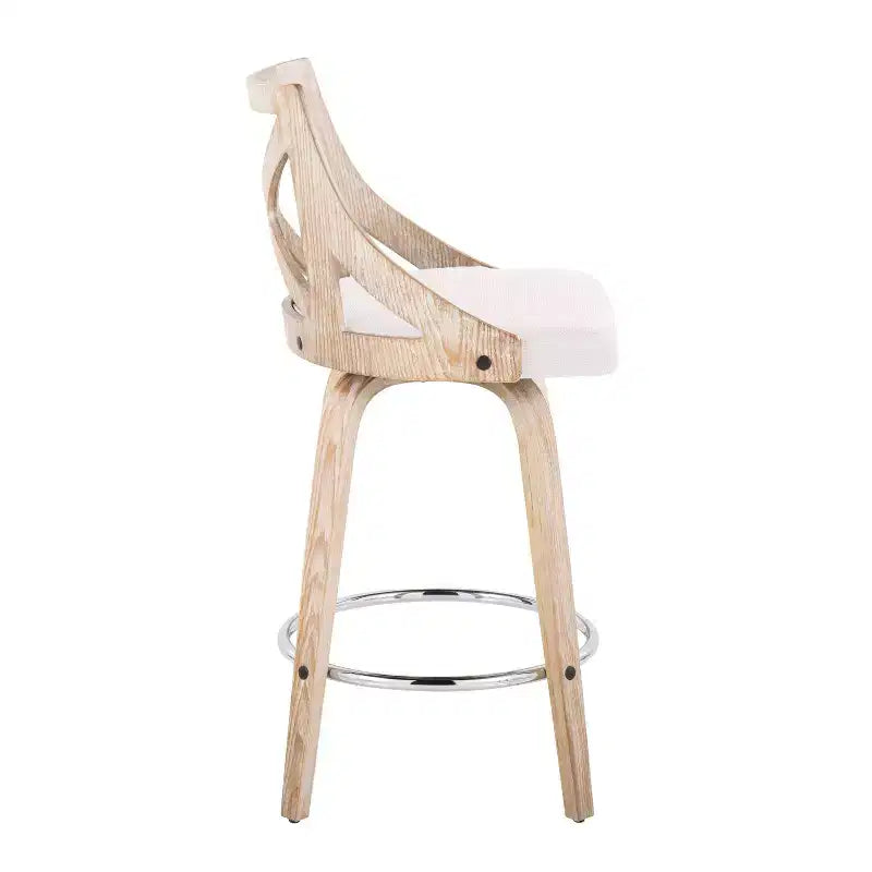 Lot de 2 tabourets de bar à hauteur de comptoir Charlotte - LumiSource