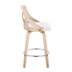 Lot de 2 tabourets de bar à hauteur de comptoir Charlotte - LumiSource