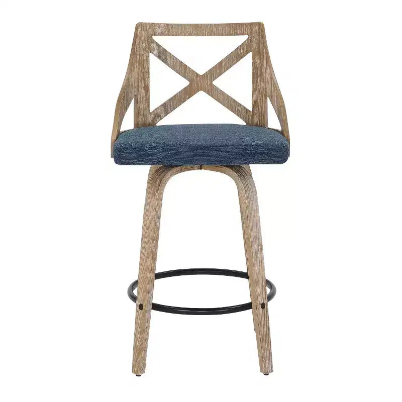 Lot de 2 tabourets de bar à hauteur de comptoir Charlotte - LumiSource