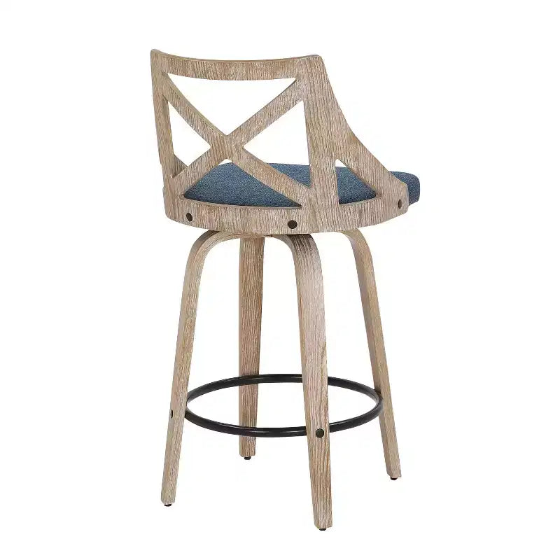 Lot de 2 tabourets de bar à hauteur de comptoir Charlotte - LumiSource