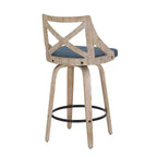Lot de 2 tabourets de bar à hauteur de comptoir Charlotte - LumiSource