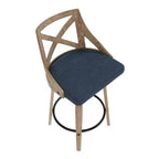 Lot de 2 tabourets de bar à hauteur de comptoir Charlotte - LumiSource