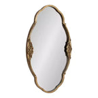 Kate and Laurel Novella Decorative Wall Mirror, 30x18, Gold