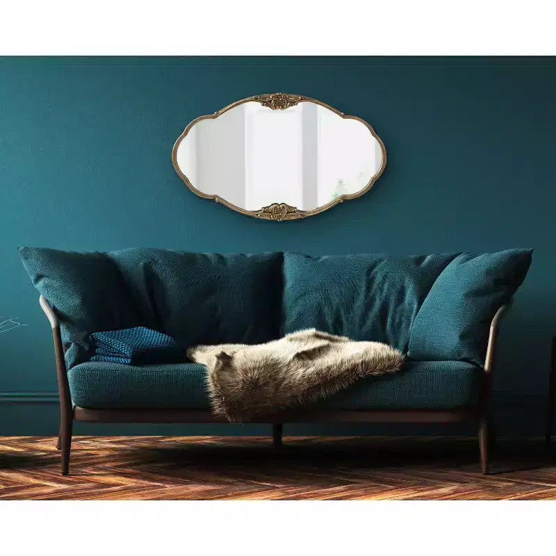 Miroir mural décoratif Kate and Laurel Novella, 30x18, doré