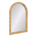 Kate and Laurel Rahfy Arch Framed Wall Mirror, 20x30, Natural