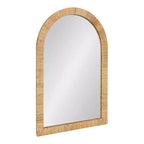 Kate and Laurel Rahfy Arch Framed Wall Mirror, 20x30, Natural