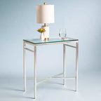 Table d'appoint en verre doré antique Viggo - AMH8300 - Safavieh Couture