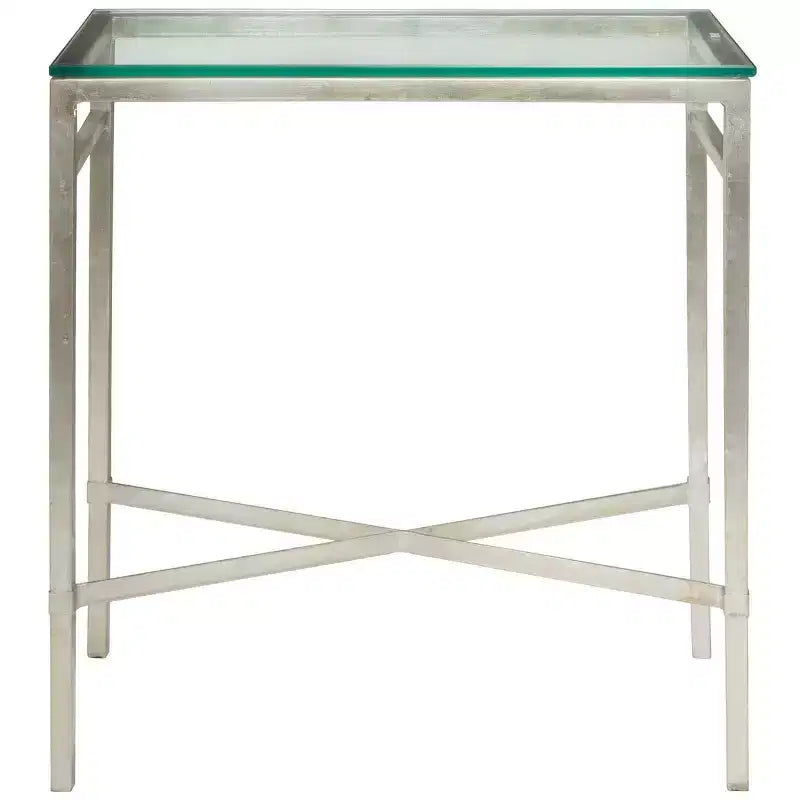 Table d'appoint en verre doré antique Viggo - AMH8300 - Safavieh Couture