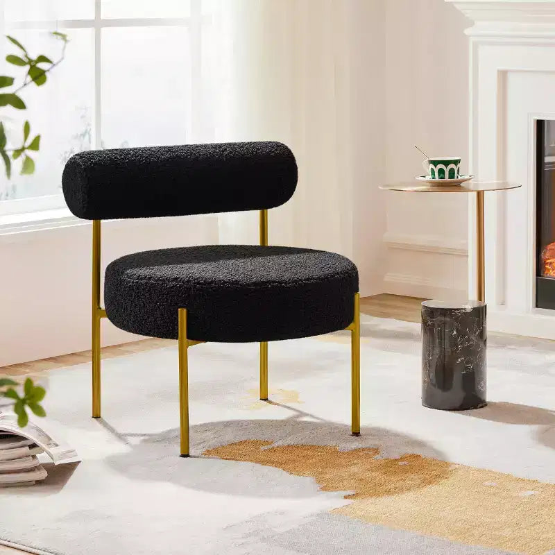 Yaheetech Fauteuil d'appoint en boucle pour salon, chambre à coucher, lounge