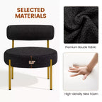 Yaheetech Fauteuil d'appoint en boucle pour salon, chambre à coucher, lounge