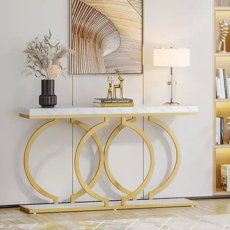 Table console Lantine 55 en bois moderne