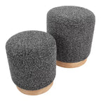 Ensemble pouf de rangement Marla - LumiSource
