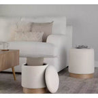 Ensemble pouf de rangement Marla - LumiSource