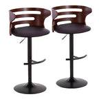 Lot de 2 tabourets de bar réglables Cosi - LumiSource