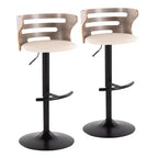 Lot de 2 tabourets de bar réglables Cosi - LumiSource