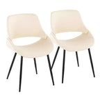 Lot de 2 chaises de salle à manger Fabrico - LumiSource