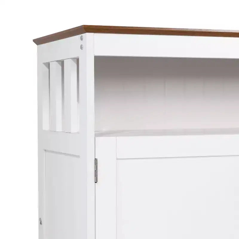 Buffet et vaisselier Merrick Lane avec meuble de rangement et étagère supérieure