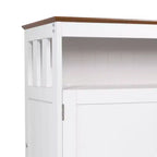 Buffet et vaisselier Merrick Lane avec meuble de rangement et étagère supérieure