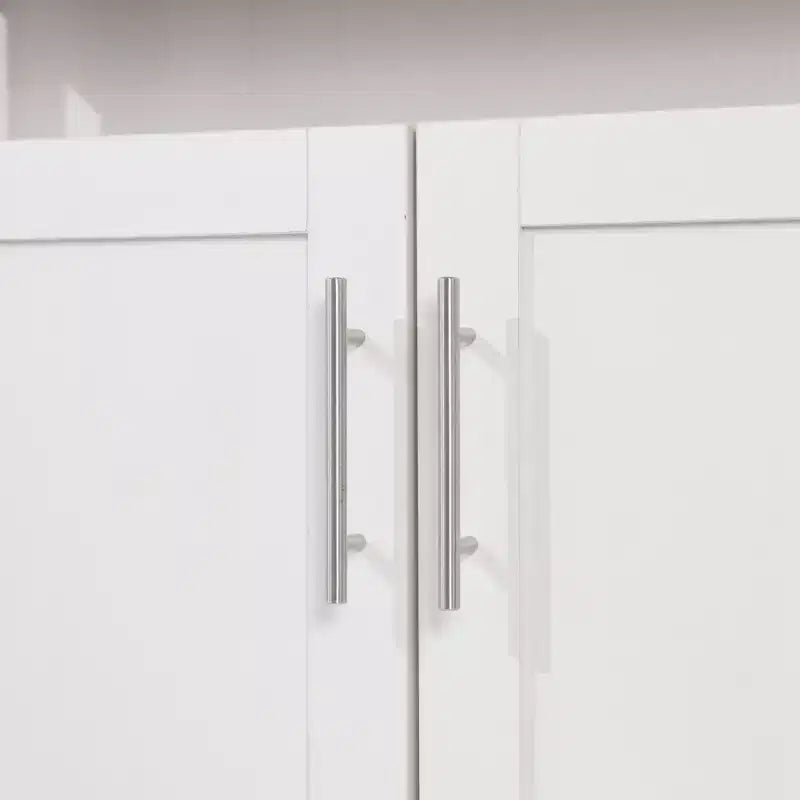 Buffet et vaisselier Merrick Lane avec meuble de rangement et étagère supérieure
