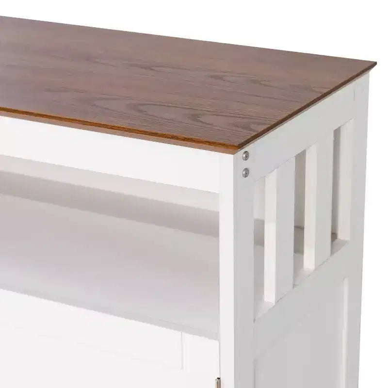 Buffet et vaisselier Merrick Lane avec meuble de rangement et étagère supérieure