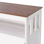 Buffet et vaisselier Merrick Lane avec meuble de rangement et étagère supérieure