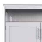 Buffet et vaisselier Merrick Lane avec meuble de rangement et étagère supérieure