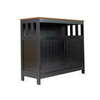 Buffet et vaisselier Merrick Lane avec meuble de rangement et étagère supérieure