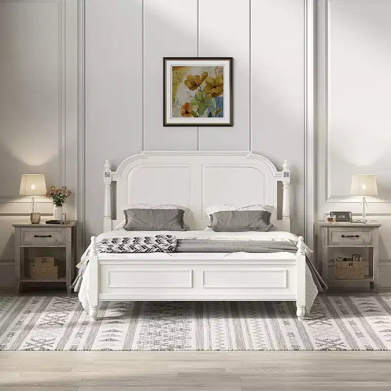 Table de chevet polyvalente Garvee pour chambre, chambre d'enfant, salon, table d'appoint avec tiroir de rangement, montage facile, gris