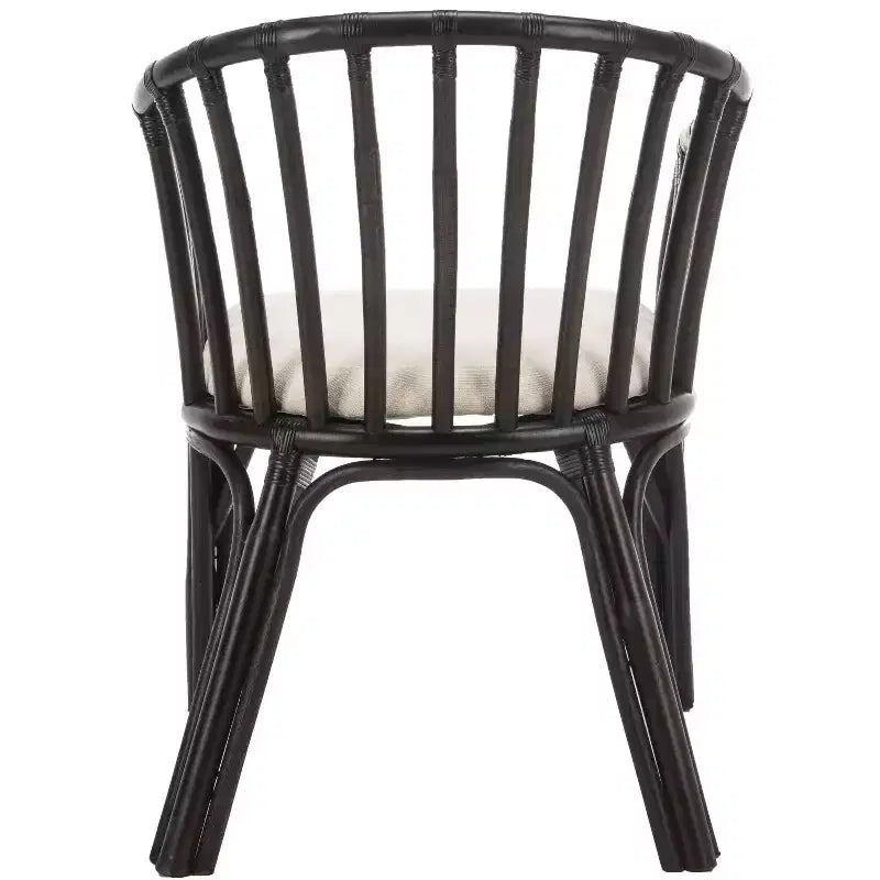 Fauteuil Gino - SEA4017A - Marron foncé/Blanc - Safavieh