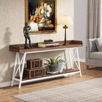Tribesigns 70.87 Table console étroite à 2 niveaux