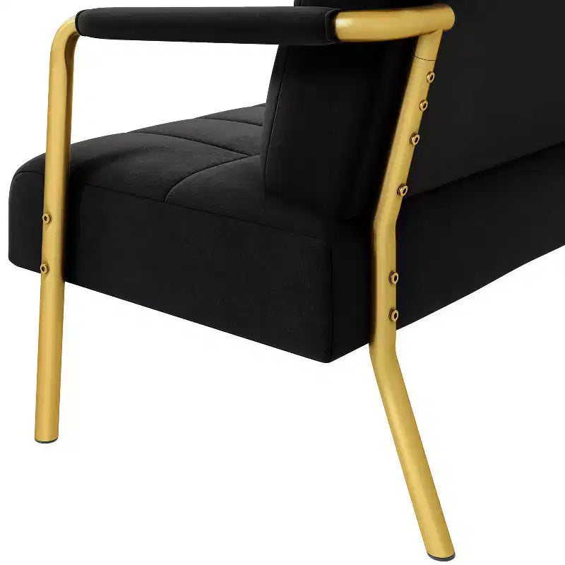 Canapé rembourré moderne Yaheetech avec 2 oreillers pour chambre, bureau à domicile, studio