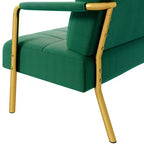 Canapé rembourré moderne Yaheetech avec 2 oreillers pour chambre, bureau à domicile, studio