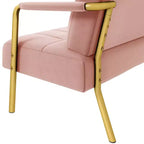 Canapé rembourré moderne Yaheetech avec 2 oreillers pour chambre, bureau à domicile, studio
