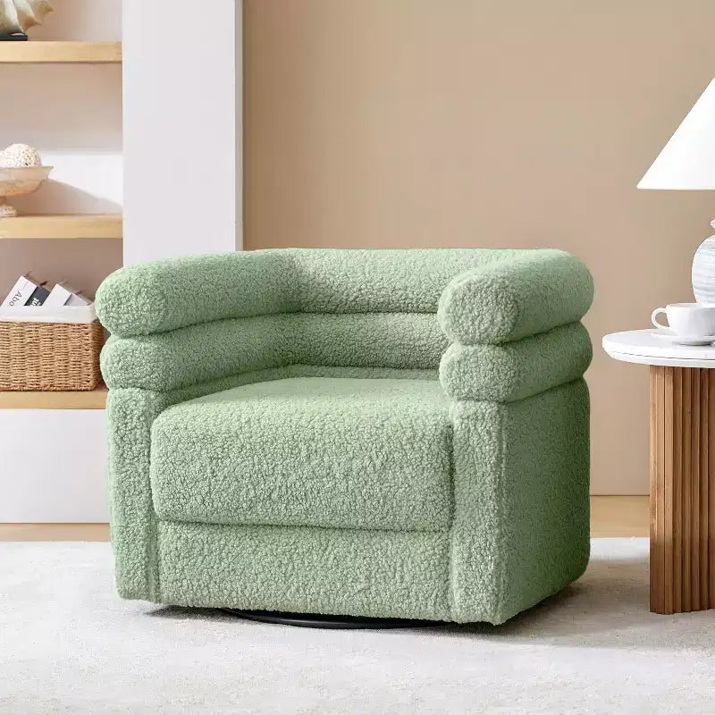 Chaise pivotante moderne Arturo avec un coussin|ART OF LIVING DESIGNS-SAGE