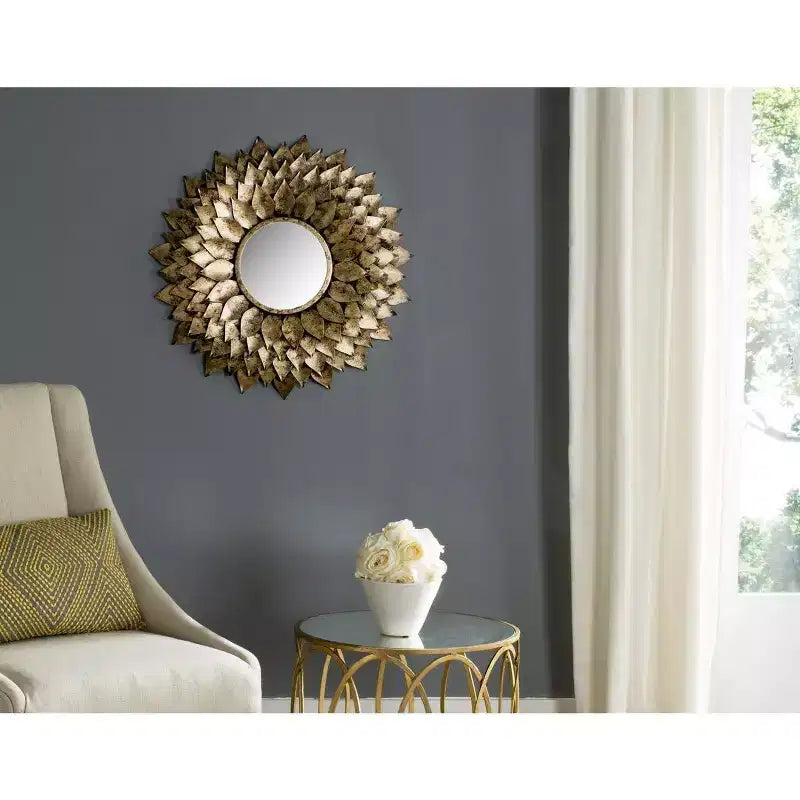 Miroir Provençal "Sunburst" - Doré - Safavieh