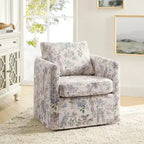 Fauteuil pivotant déhoussable Cedric Modern Upholstered|HULALA HOME