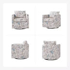 Fauteuil pivotant déhoussable Cedric Modern Upholstered|HULALA HOME