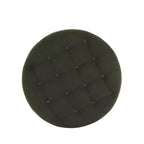 Pouf de rangement rond touffeté en velours - HomePop