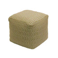 16 Hand Woven Pouf Ottoman Sand - National Tree Company