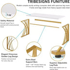 Grand bureau informatique moderne 55,12 Tribesigns