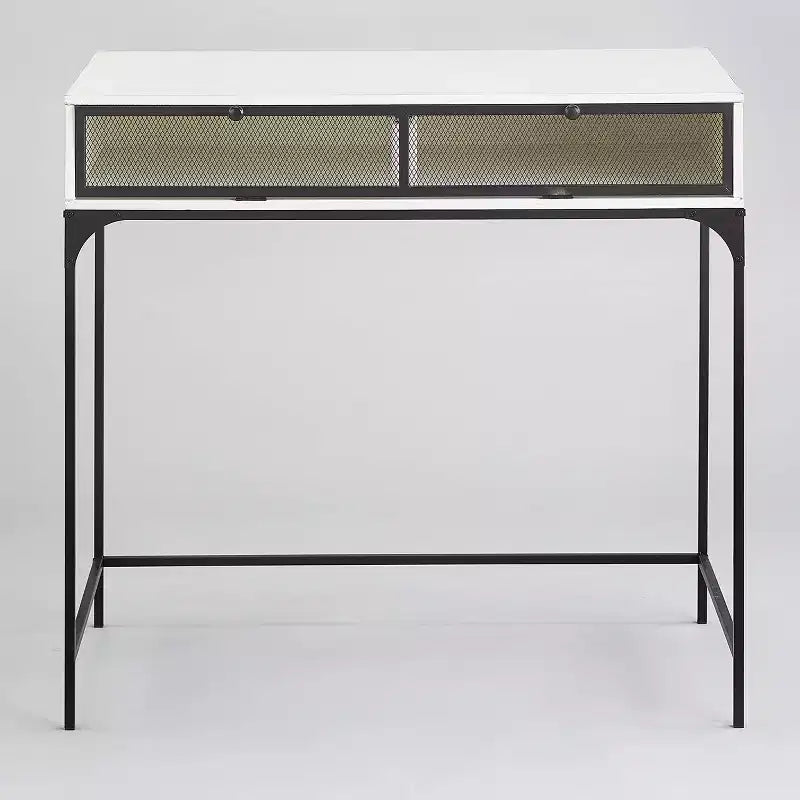 Bureau de style ferme industriel avec rangement de la collection Lakeside