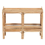 Console en rotin naturel marron style bohème moderne bali & pari Lombok