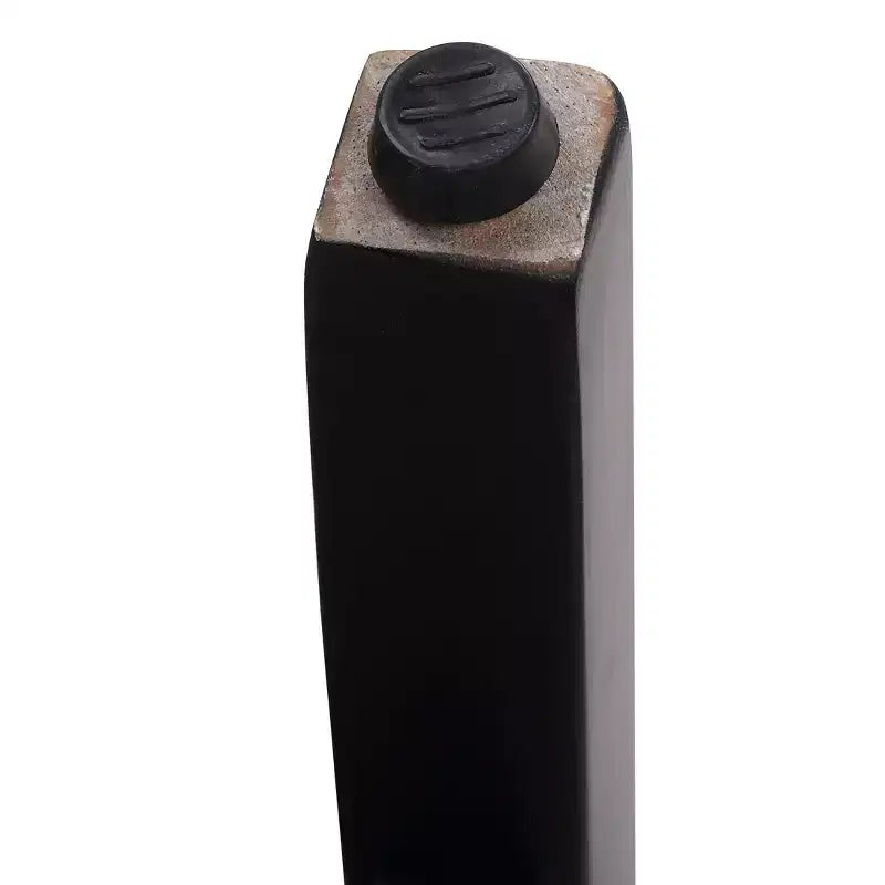 Tabouret de bar WestinTrends 29 avec assise rembourrée en forme de selle (lot de 2), noir/gris