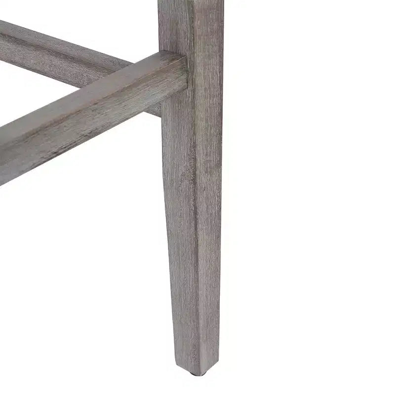 WestinTrends 29 Tabouret de bar rembourré avec siège de selle (lot de 2), gris antique/noir