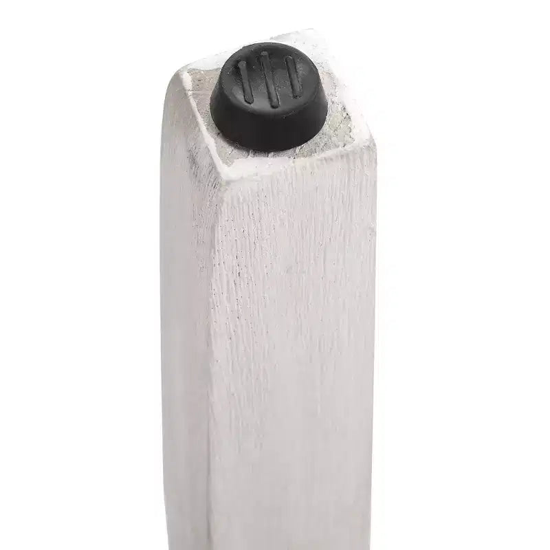 Tabouret de bar WestinTrends 29 avec siège sans dossier rembourré, blanc antique/bleu marine