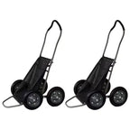 Hawk Crawler Capacity Foldable Deer Game Recovery Cart with Wheels (2 Pack)