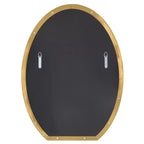 Miroir mural ovale Uttermost Cabell en laiton brossé, 61 x 81 cm