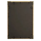 Miroir mural de courtoisie Uttermost Kampar vieilli doré et rotin 22 x 32