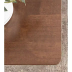Table de pub Kate et Laurel Morreau en bois, 48x19x43, Noyer brun