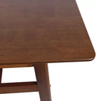 Table de pub Kate et Laurel Morreau en bois, 48x19x43, Noyer brun
